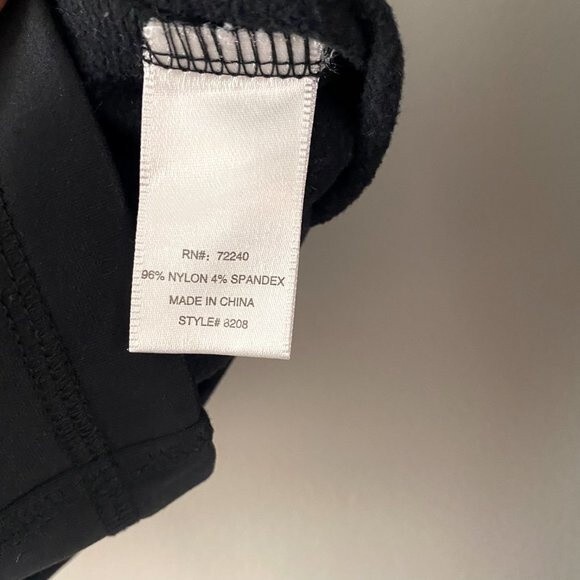 NILS Black Mock Neck Quarter Zip 1/4 Fleece S - Picture 7 of 11